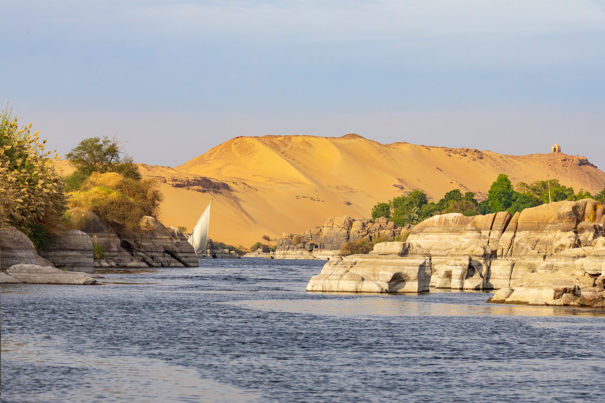 Assuan Nil Ägypten