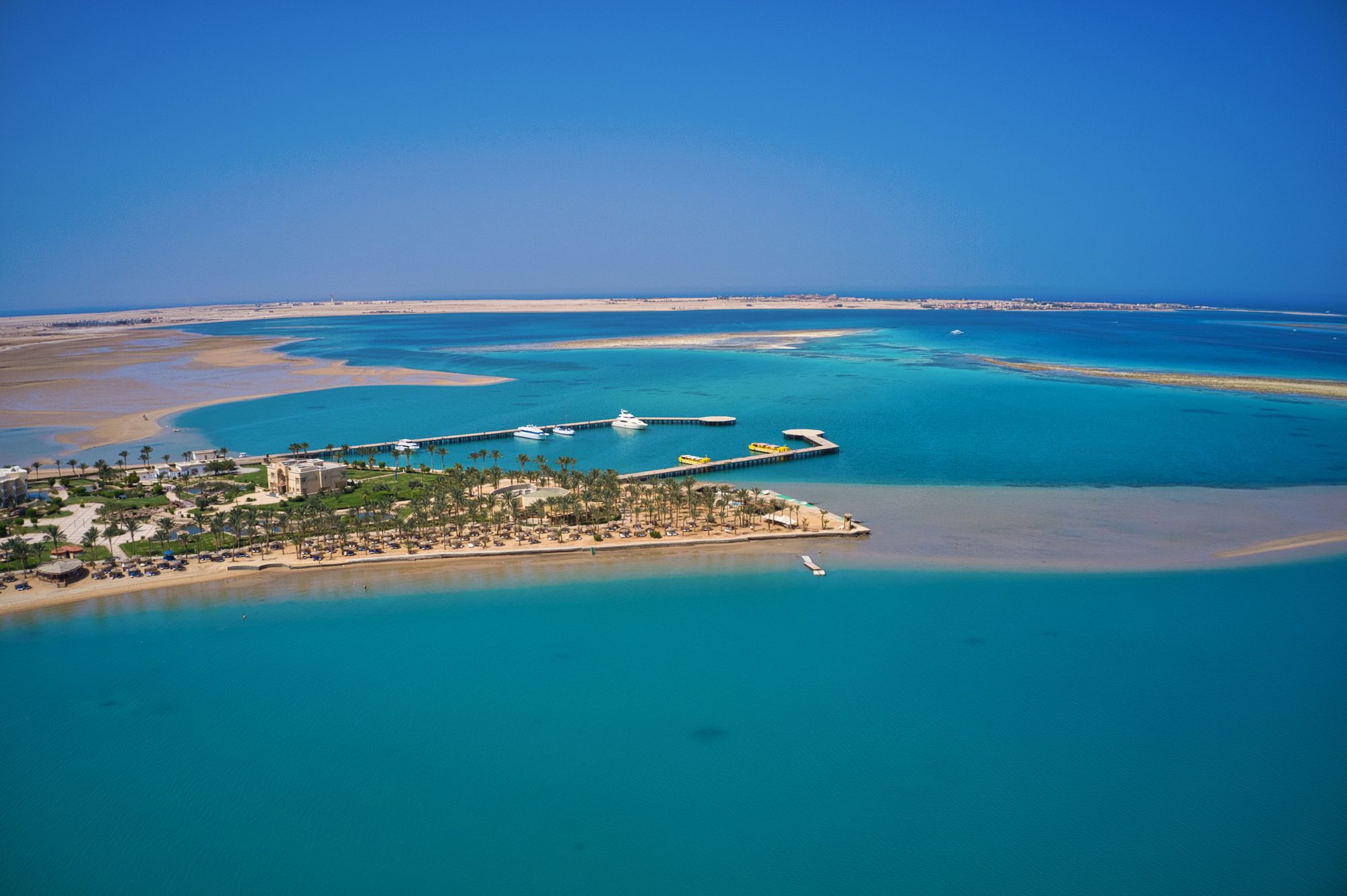 Strand im beliebten Badeort Sharm el Sheikh