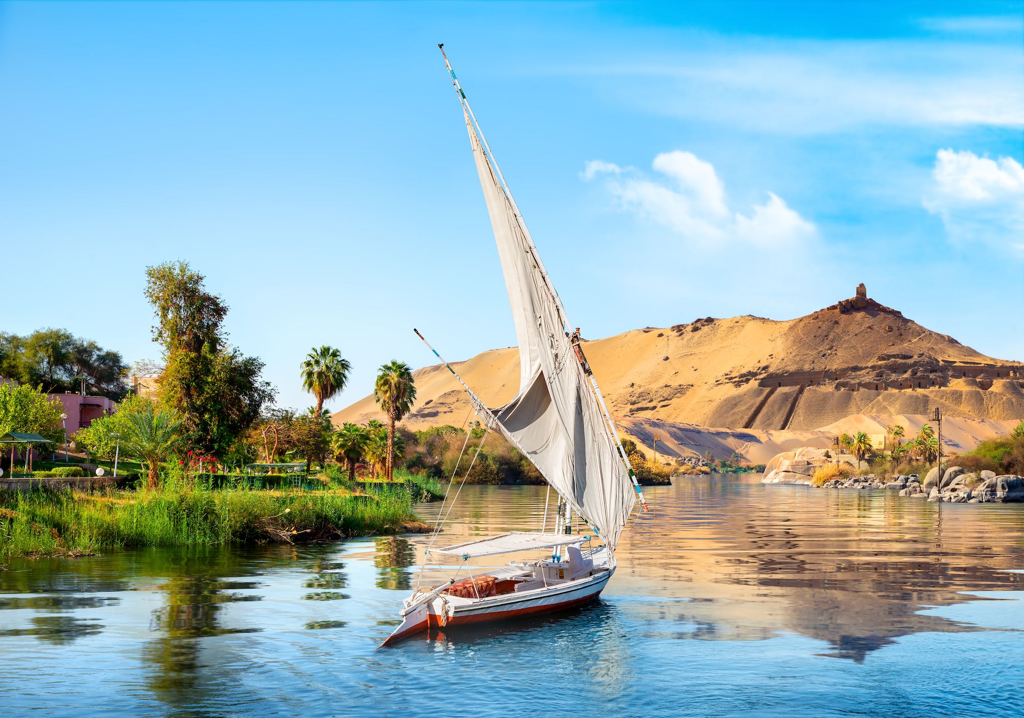 Nil- Ausflug in Assuan, Ägypten