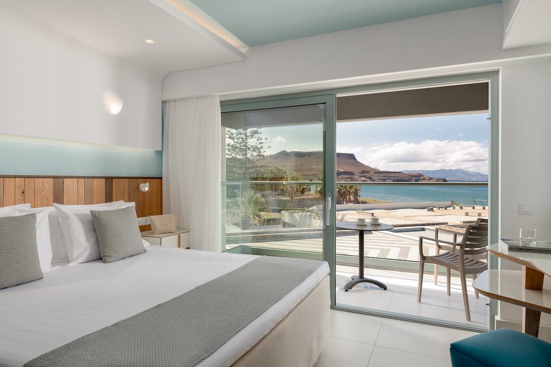 Doppelzimmer im Bungalow mit Meerblick im Hotel Arina Beach Kreta - Copyright © Arina Beach