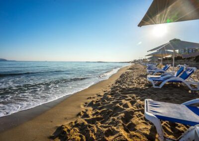 Sandstrand im Hotel Arina Beach Kreta - Copyright © Arina Beach