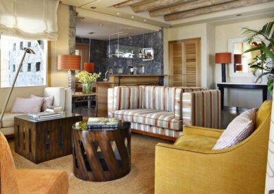 Wohnzimmer im Villenbereich 
