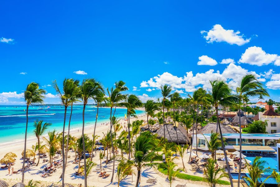 Punta Cana in der Dominikanischen Republik ( Karibik ) Copyright © AdobeStock 354149629 Nikolay N. Antonov