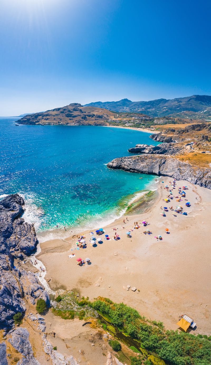Kreta Damnoni Beaches Copyright © AdobeStock 358872851 gatsi