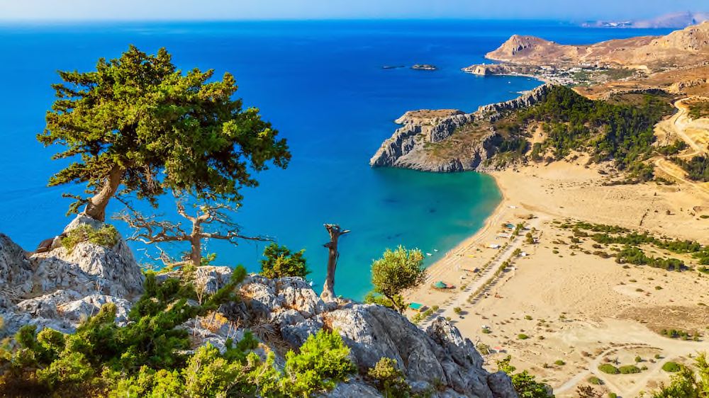 Rhodos - Tsampika Beach Copyright © AdobeStock 272501539 Lev Paraskevopoulos