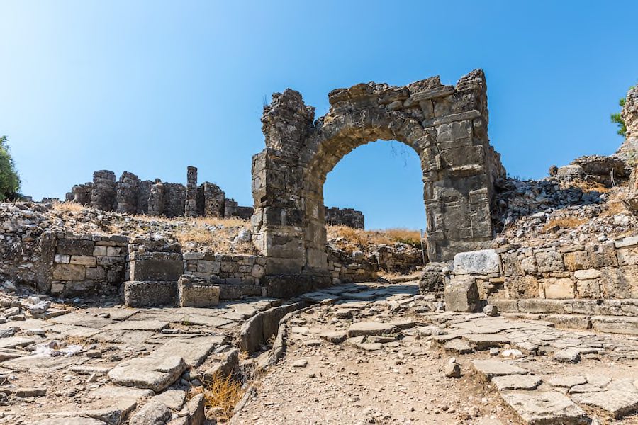 Aspendos an der Türkischen Riviera nähe Side Copyright © AdobeStock 305308210 dadamira